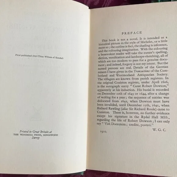 1910 Dutch Agnes: Her Valentine by W.G. Collingwood, Antique Book - Picture 5 of 10